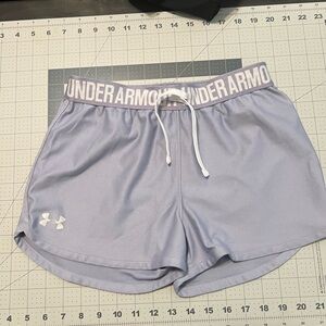 Girls Under Armour Lavender Athletic Shorts